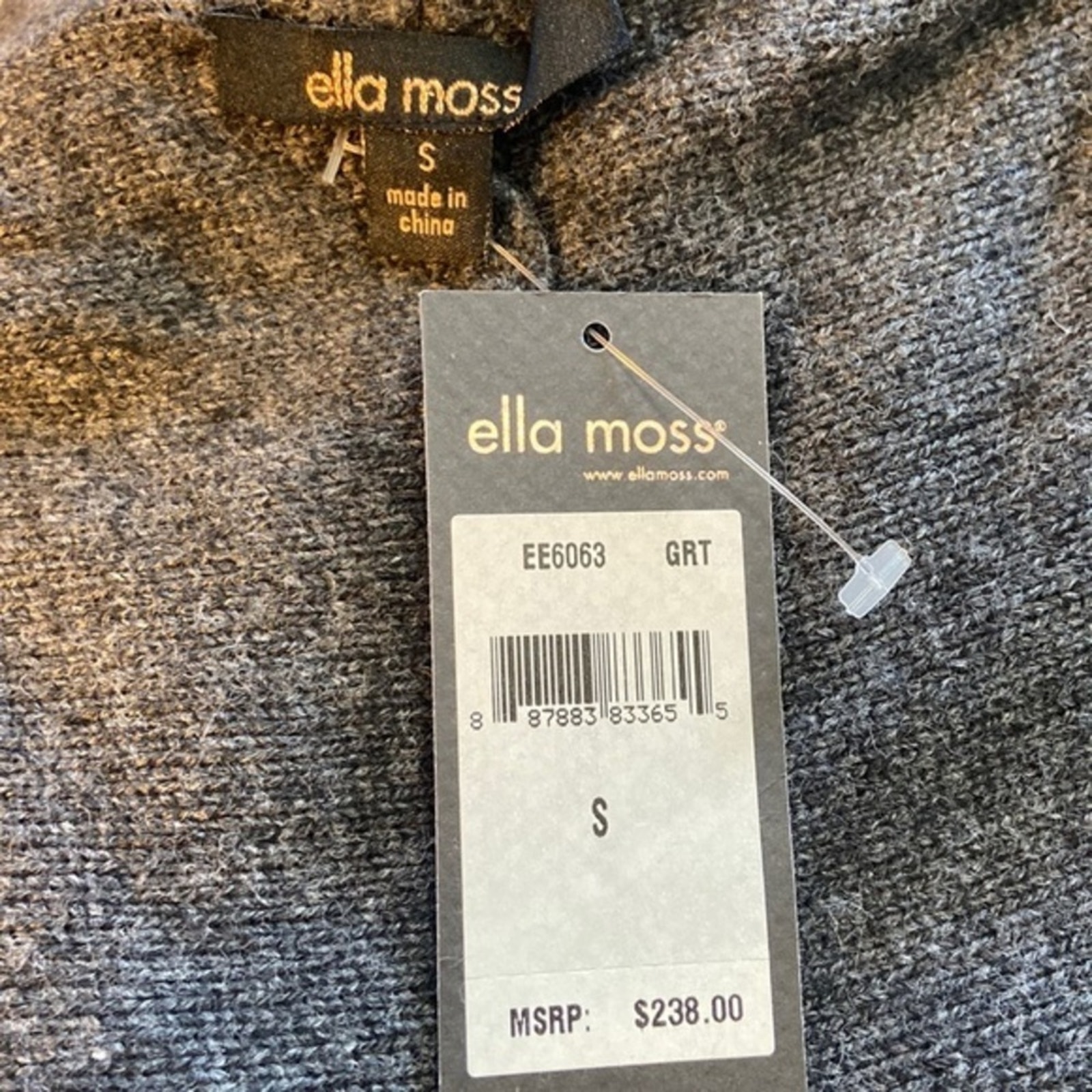 Ella Moss Wool Cashmere Blend Deva Fringe Boho Sweater Vest Nwt — image 3 of 8